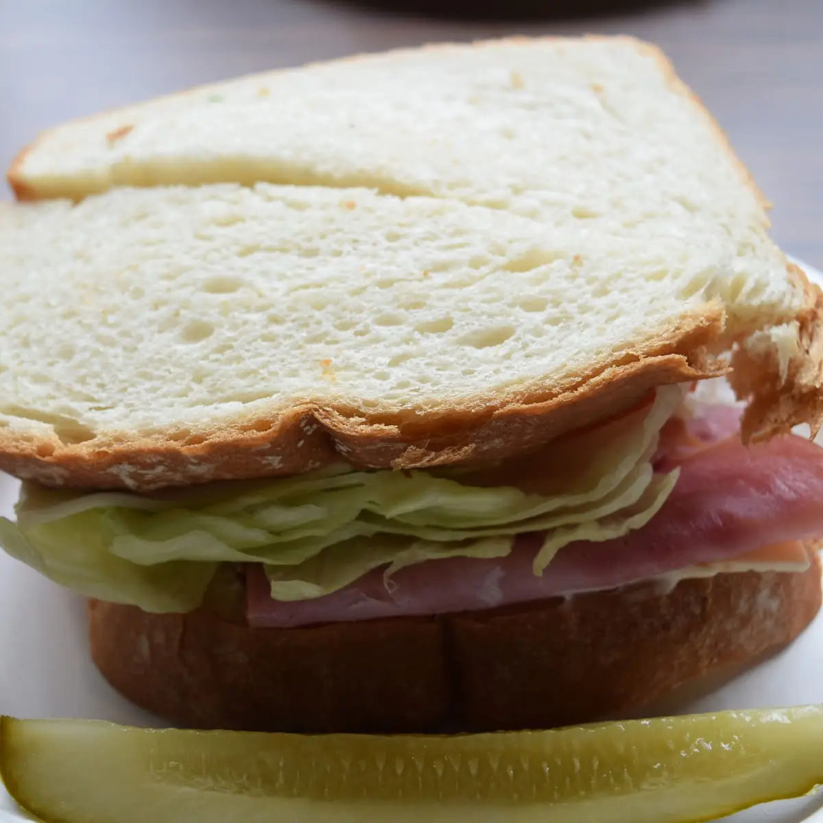 Cheese Ham Lettuce Tomato Sandwich