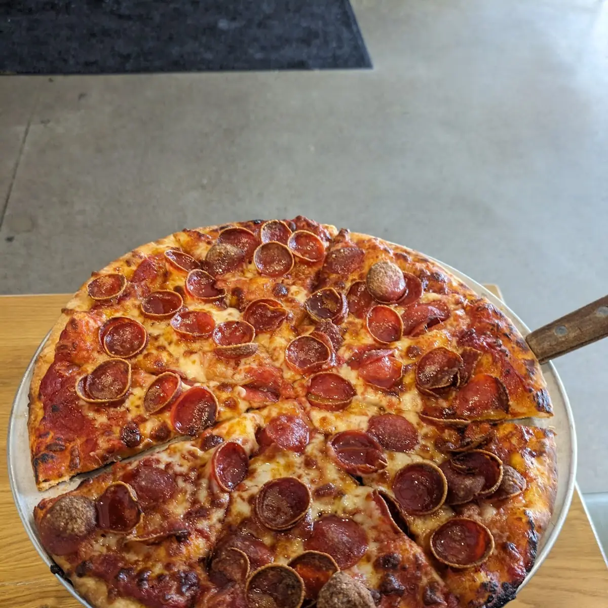 Hot Honey Pepperoni Pizza