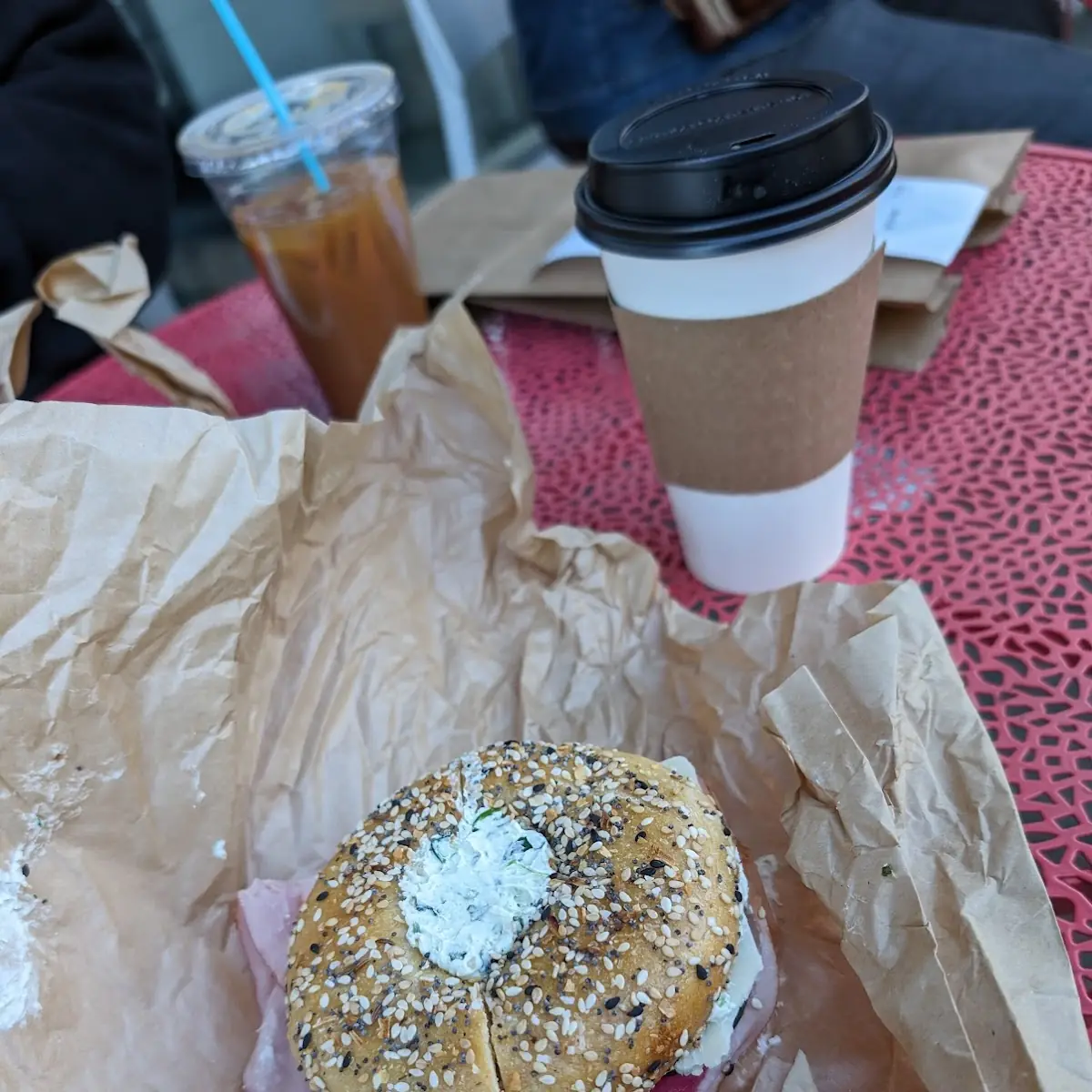 Everything Bagel with Cream Cheese