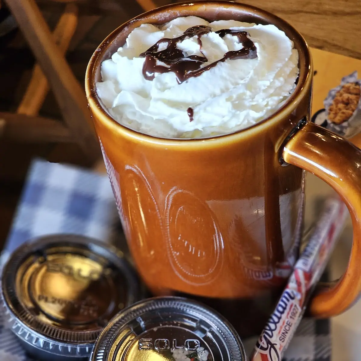 Hot Cocoa with Candy Cane