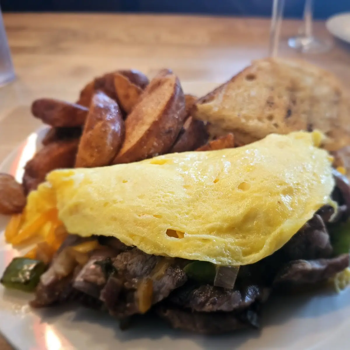 Steak Egg and Cheese