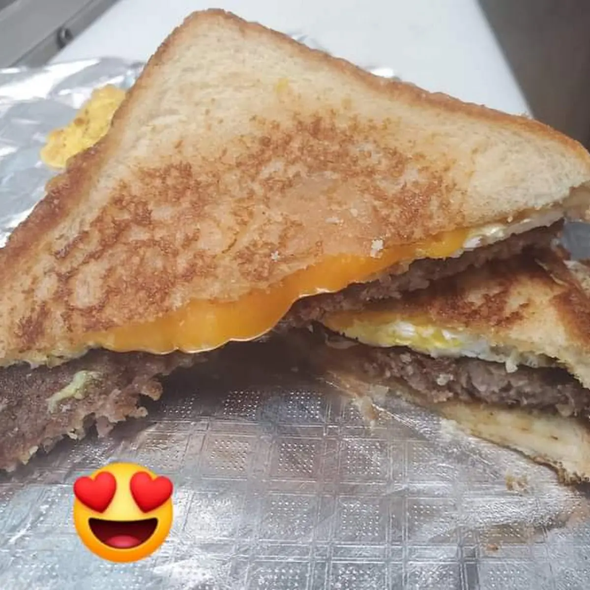 Bacan Egg & Cheese Pattie Melt
