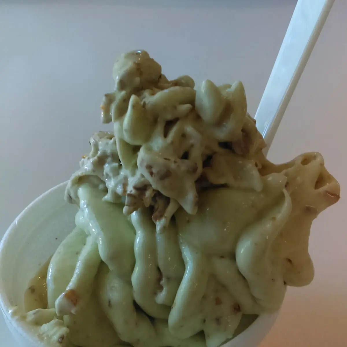 White Chocolate Pistachio Mixed with Heath Bar