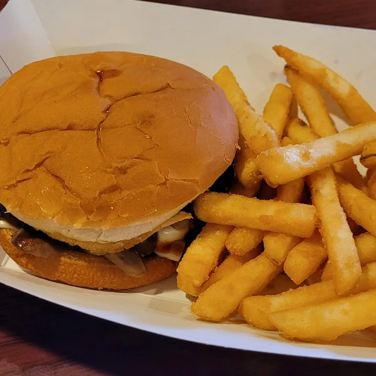 Mushroom Swiss Burger