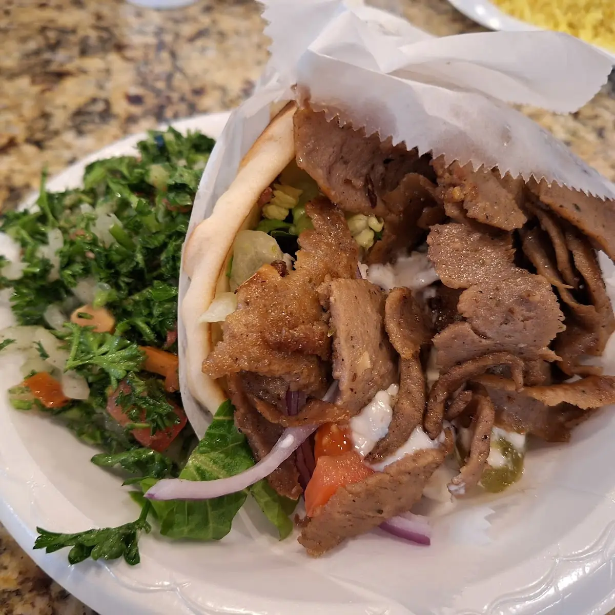 Lamb Gyro Sandwich