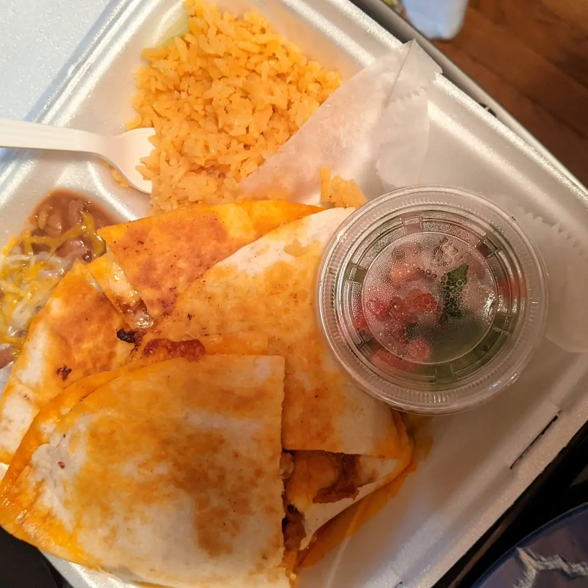Pastor Quesadilla