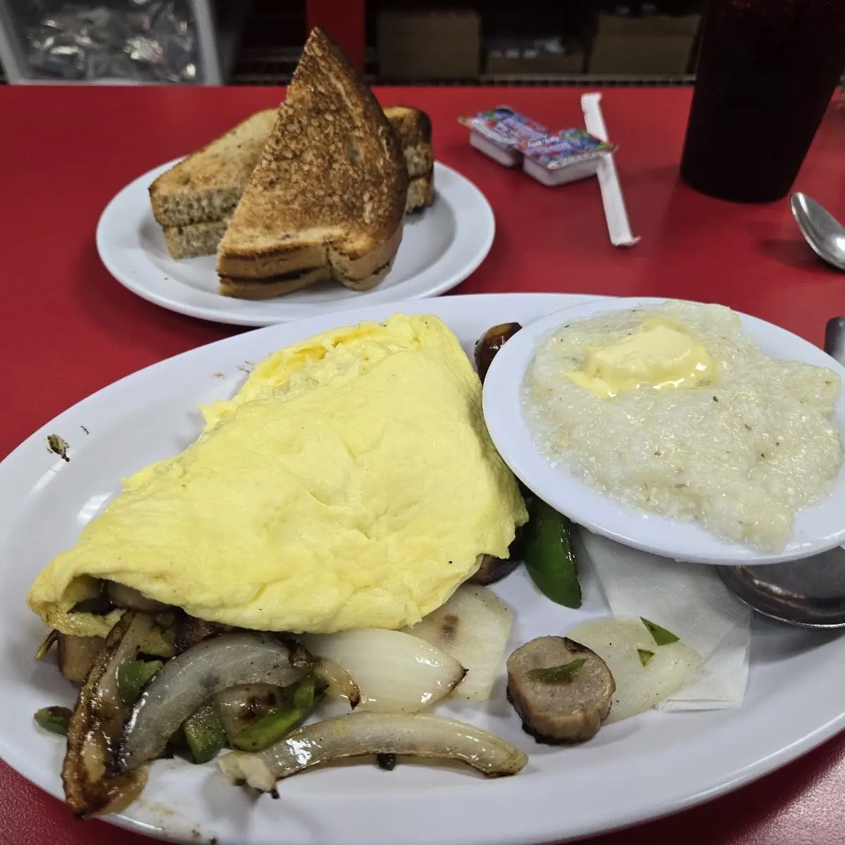 Denver Omelette and Grits