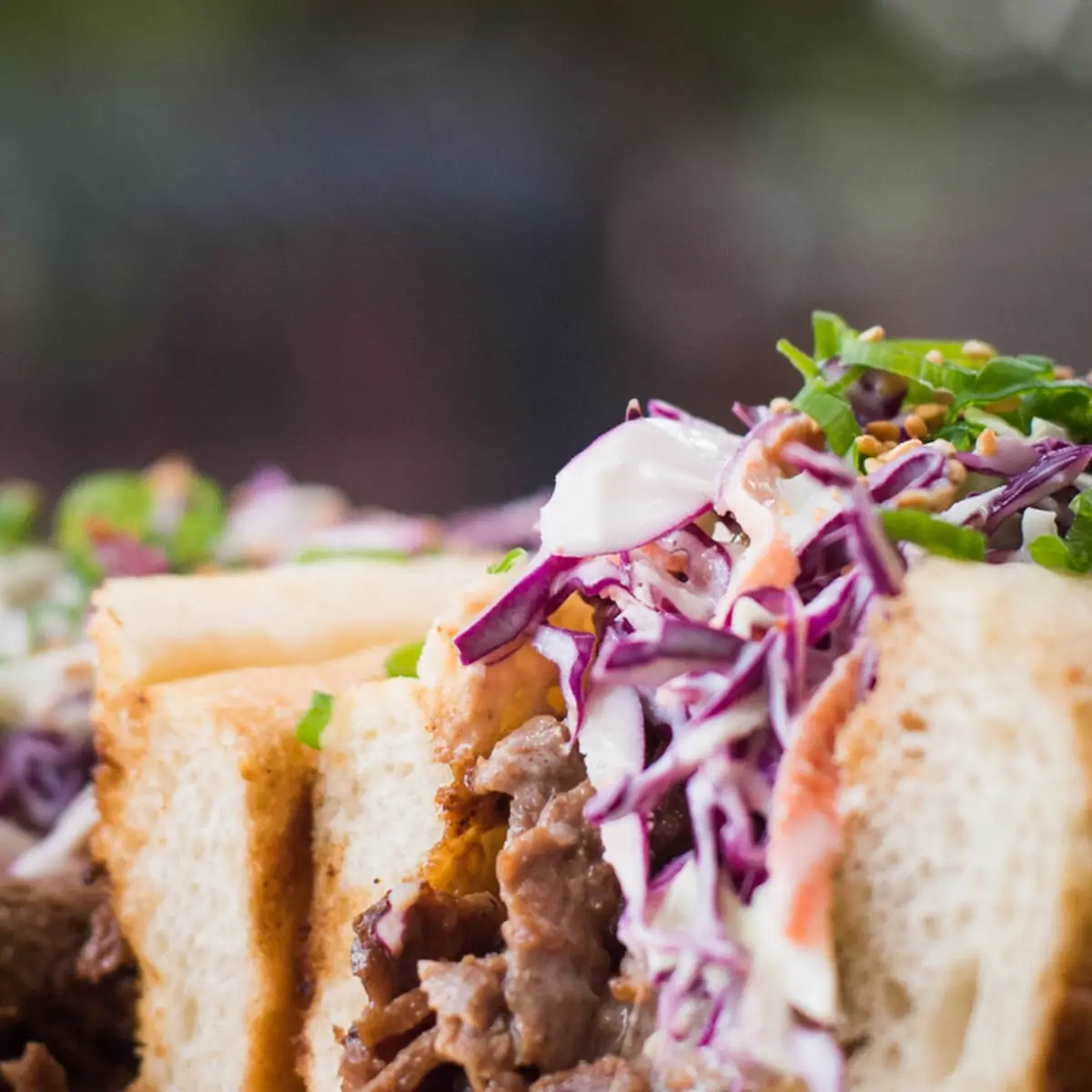 Korean BBQ Beef Sandwich