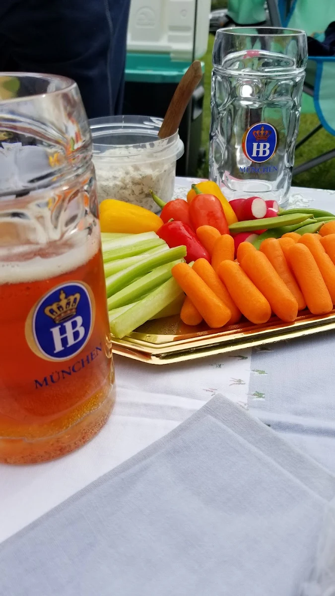 Beer and Veggie Tray