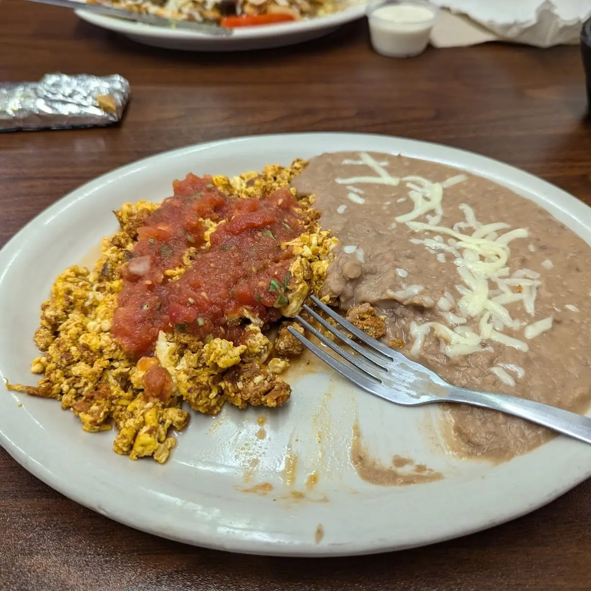 Frijol Con Chorizo Refried Beans with Chorizo