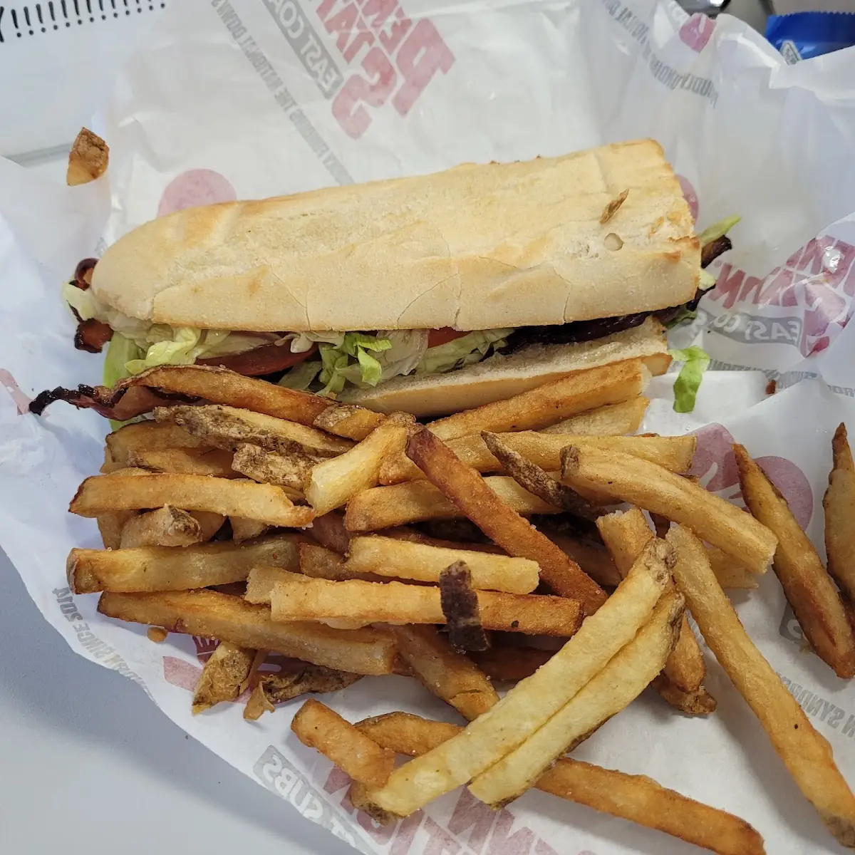 blt Sandwich and Frys