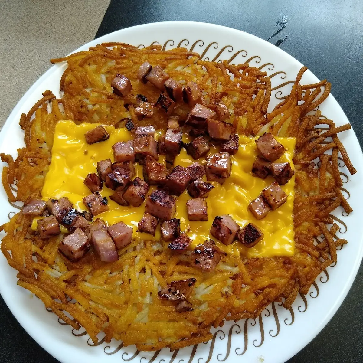 Double Scattered Covered Chunked Potato Chipped Hash Browns
