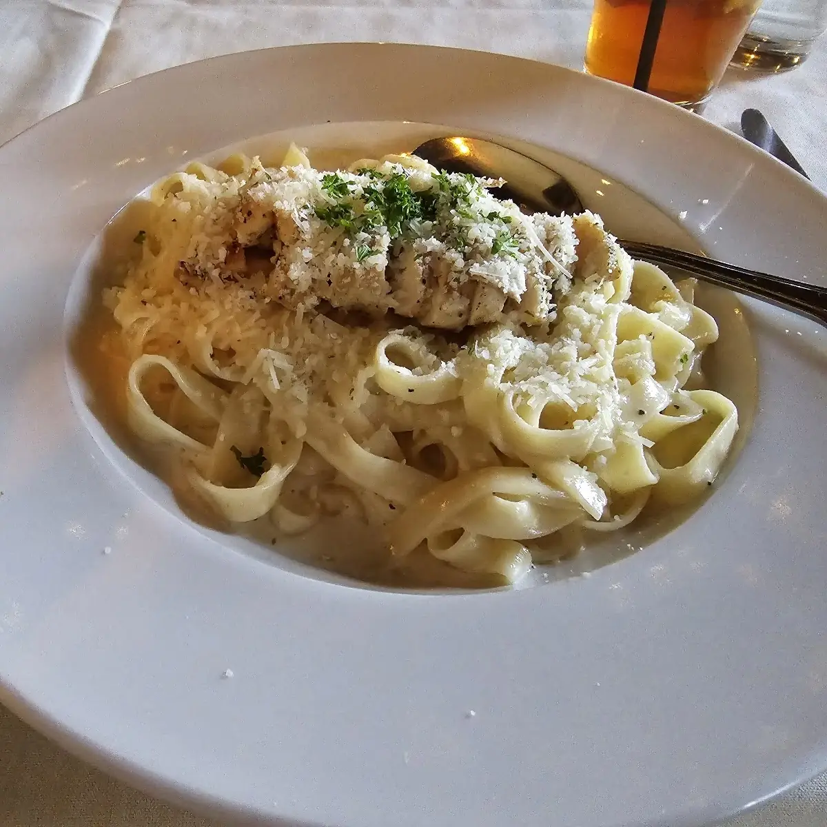 Fettuccine Alfredo with Chicken