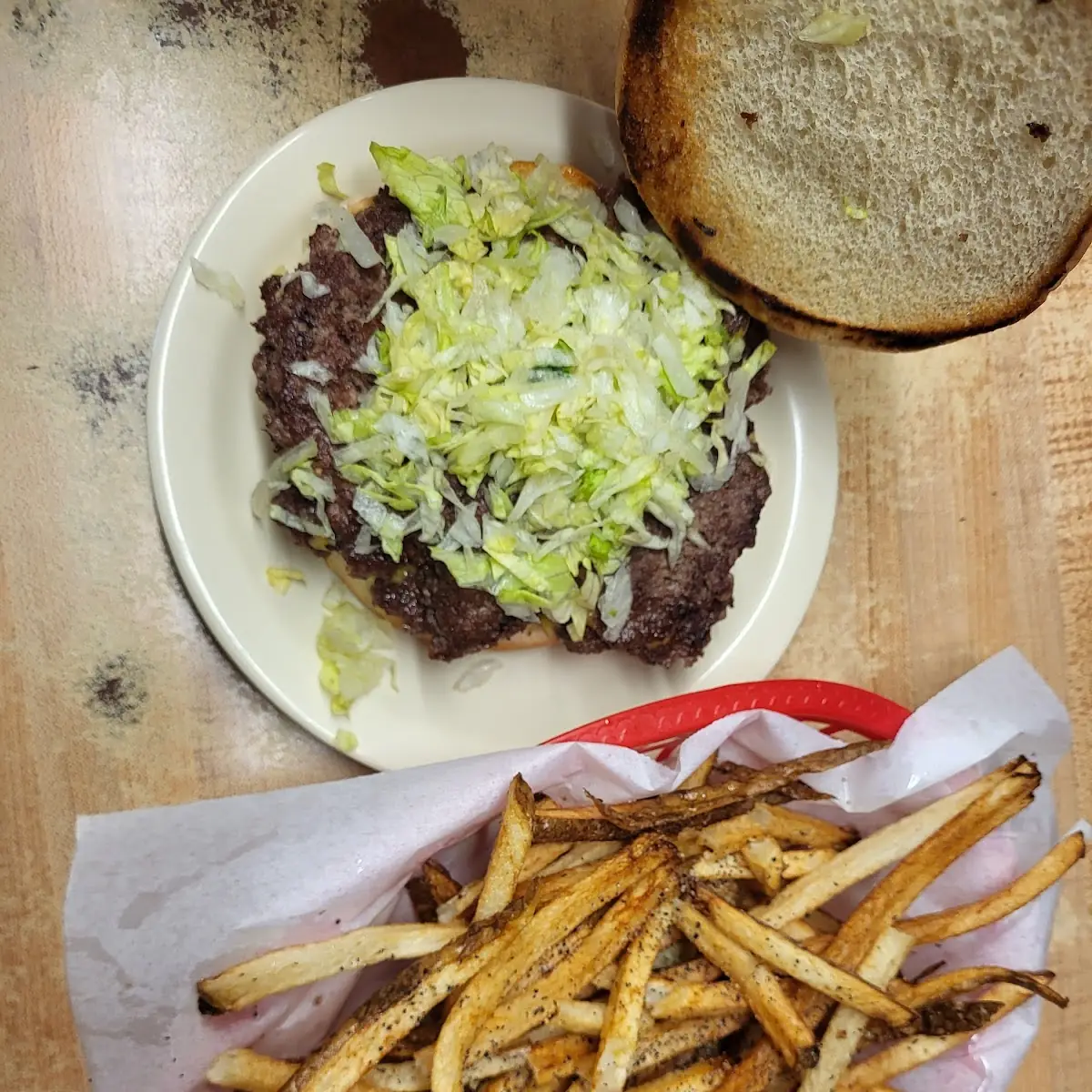 Double Cheeseburger with Fries