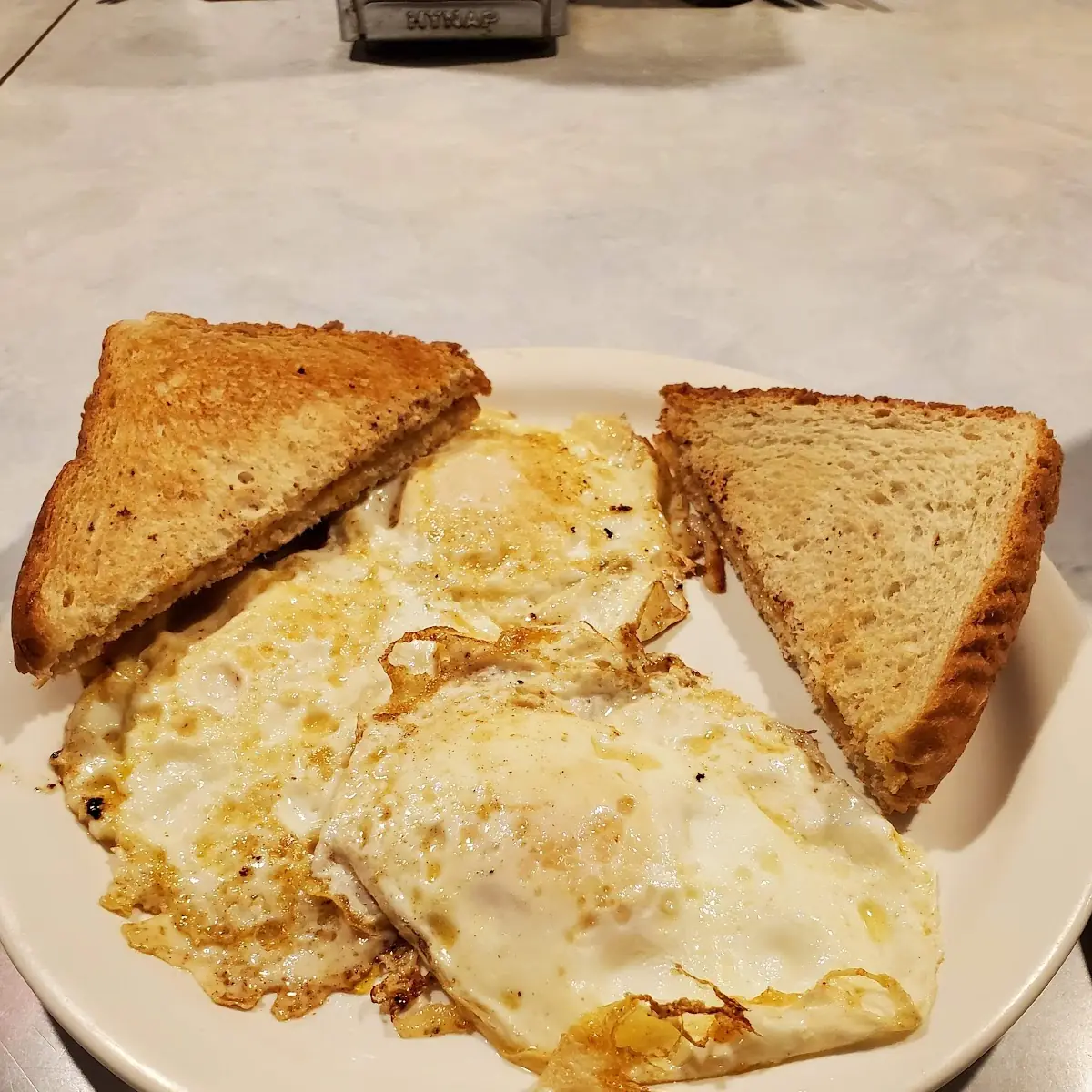 2 Eggs Corned Beef Hash and Toast