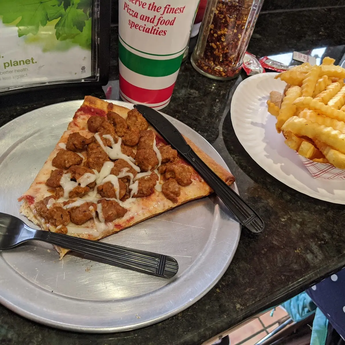 Sausage Pizza by the Slice