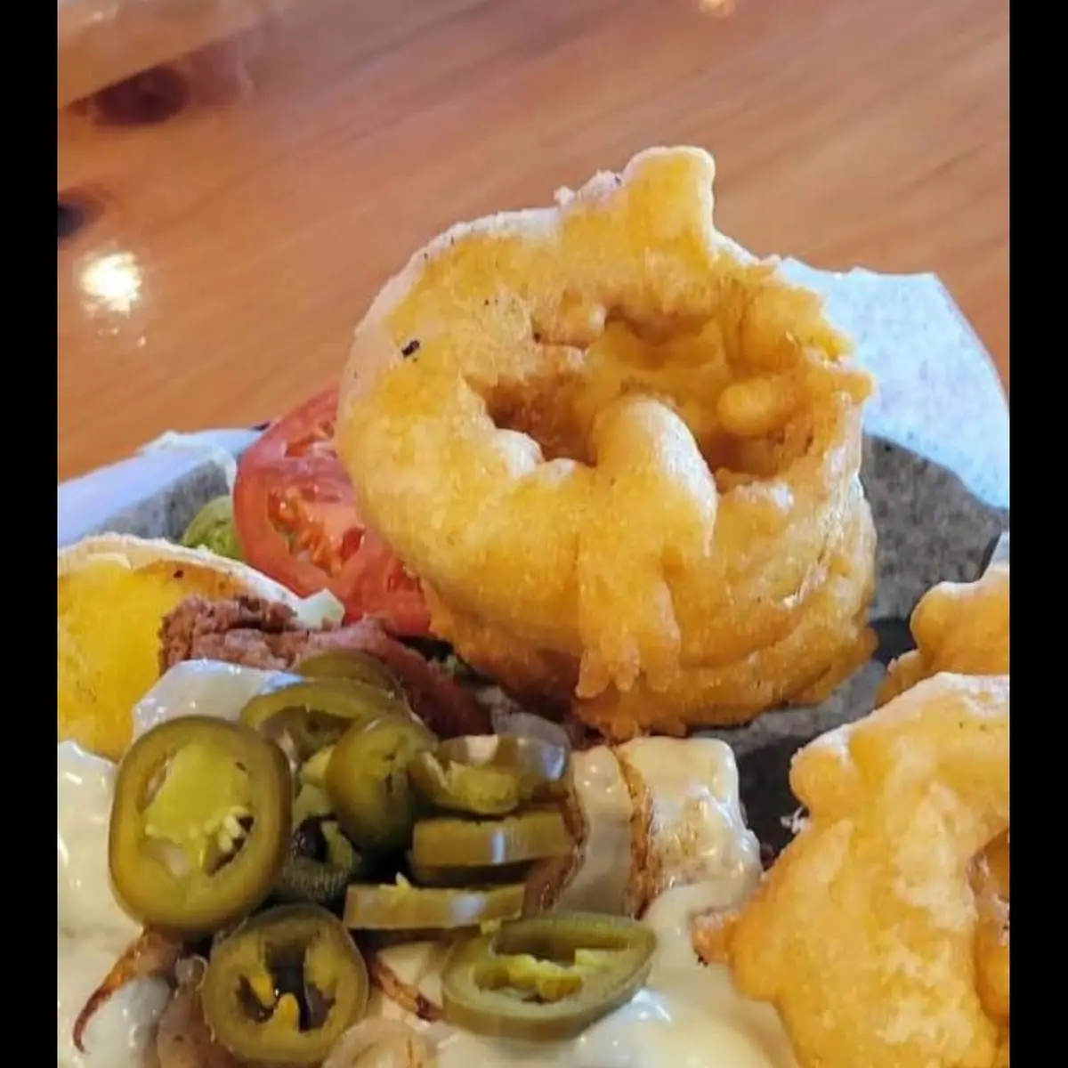 Hand Cut Onion Rings - Basket