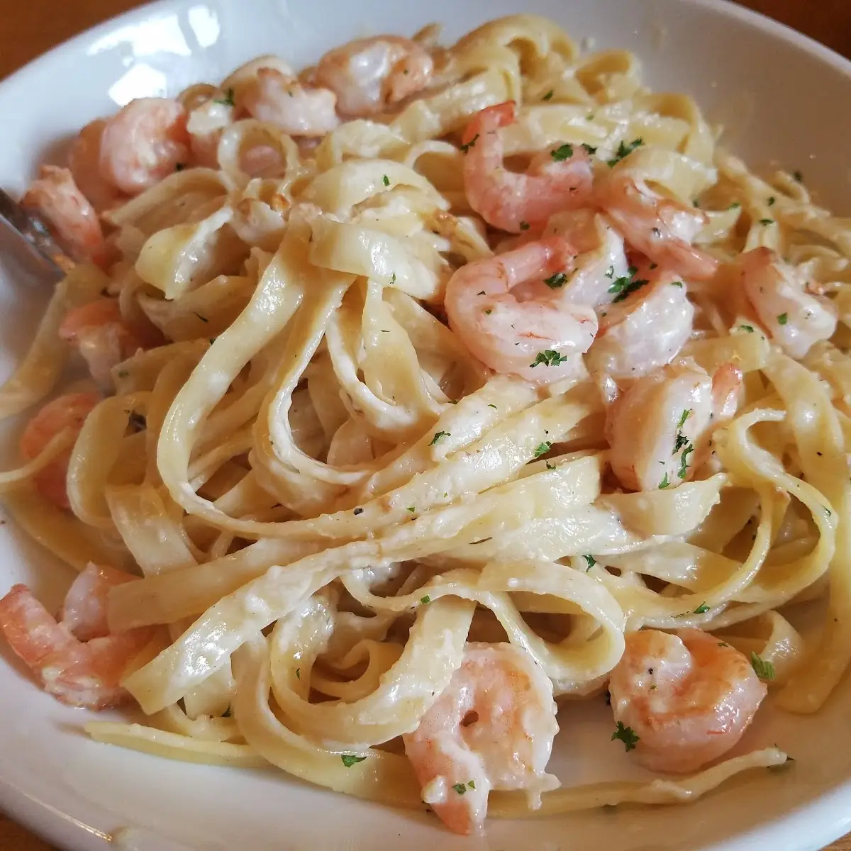 Shrimp Fettuccine Alfredo