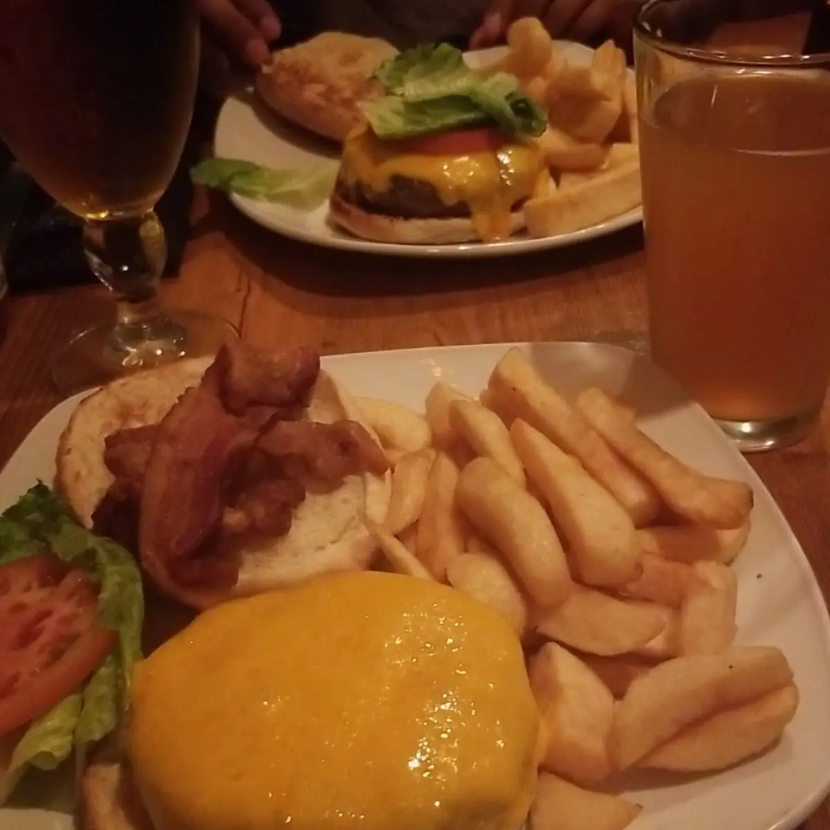 Burger and Fries