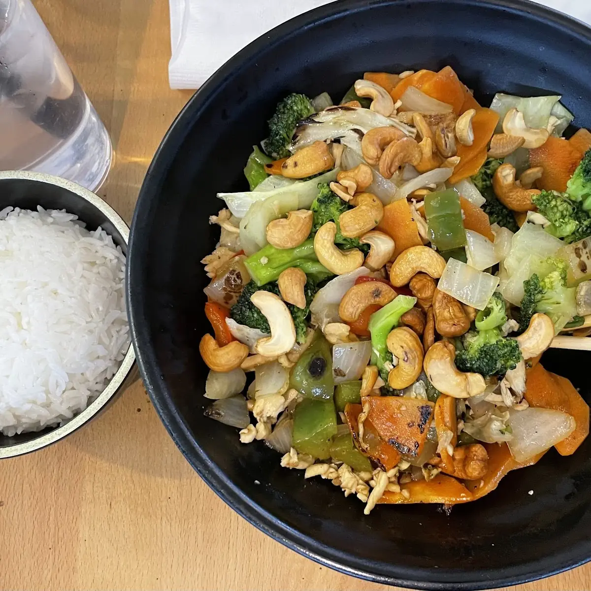 V Cashew Stir Fry
