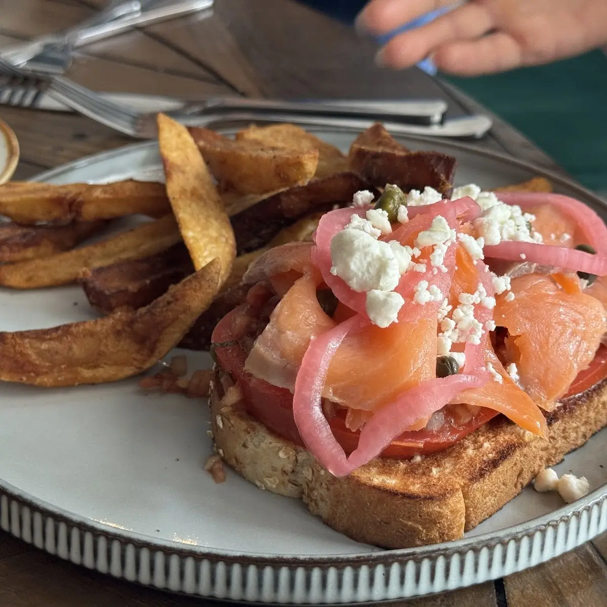Smoked Salmon Tartine