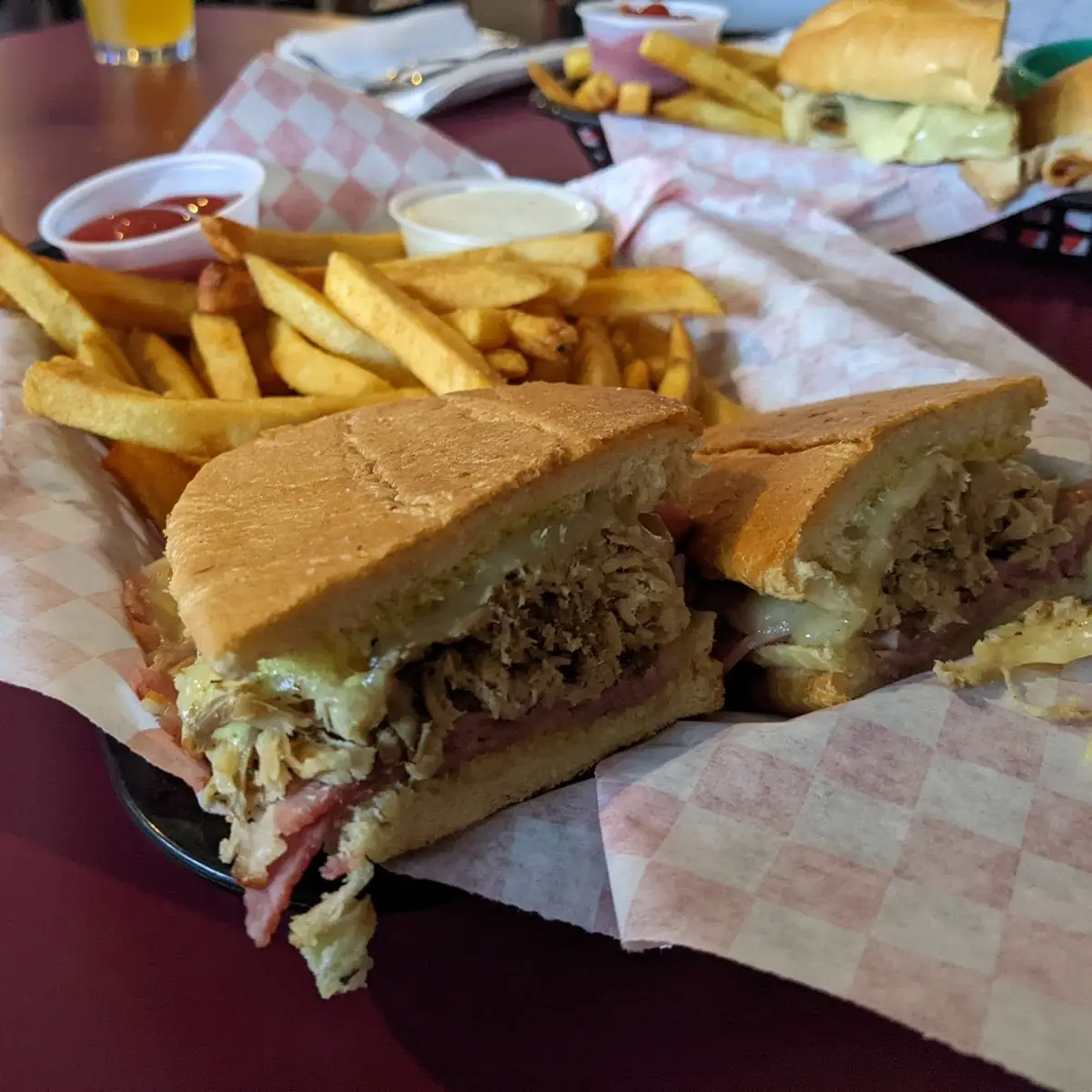 Cuban Sandwich with Fries