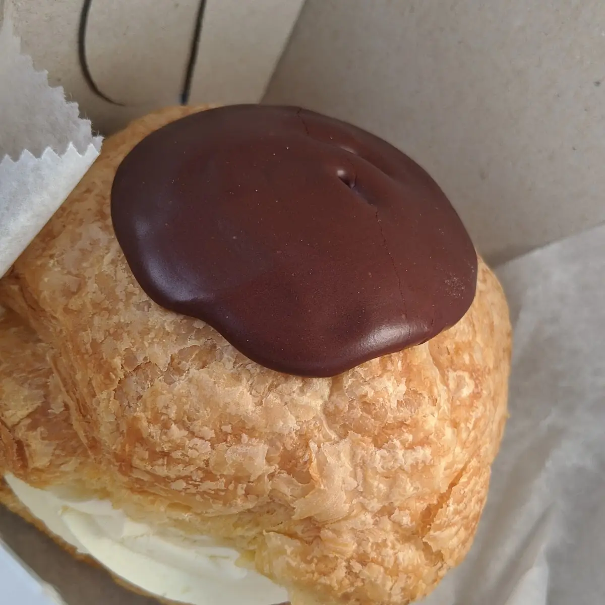 Raspberry Cream Puff