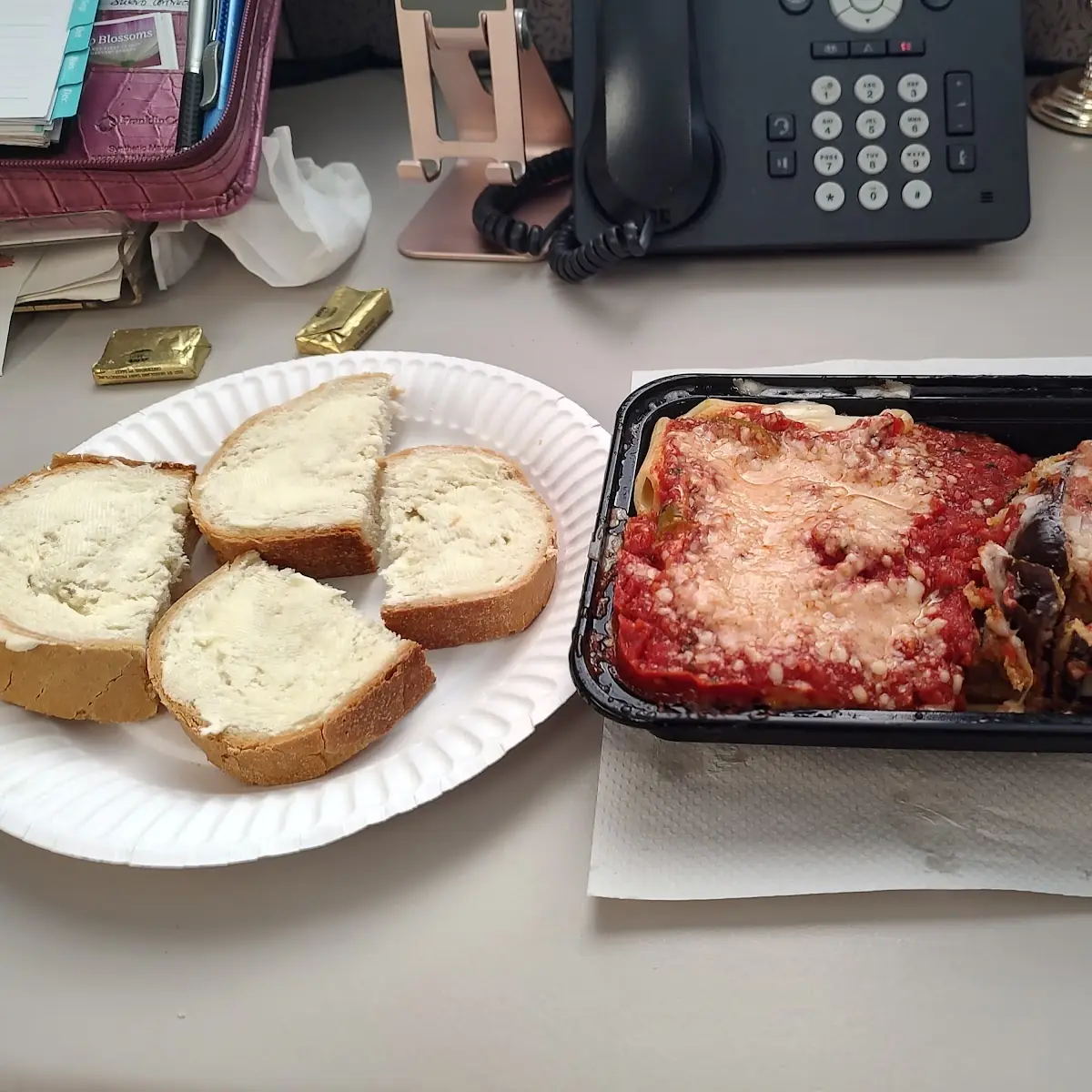 Eggplant Parmesan with Rigatoni