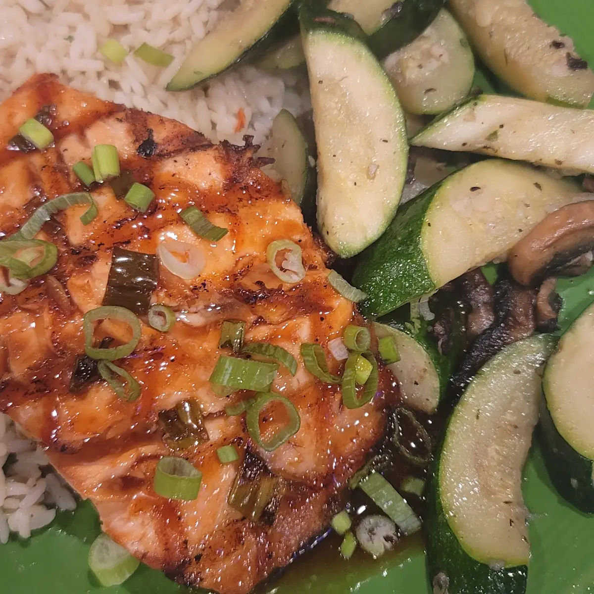 Bourbon Glazed Salmon