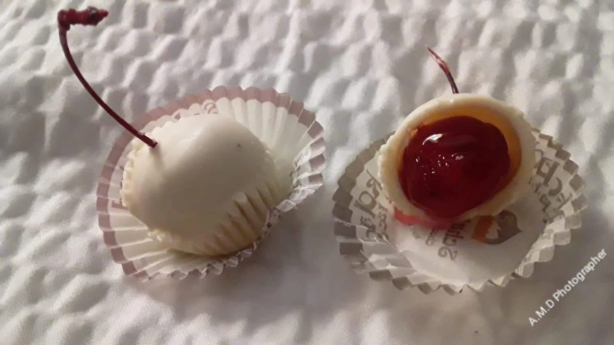 White Chocolate Covered Cherries