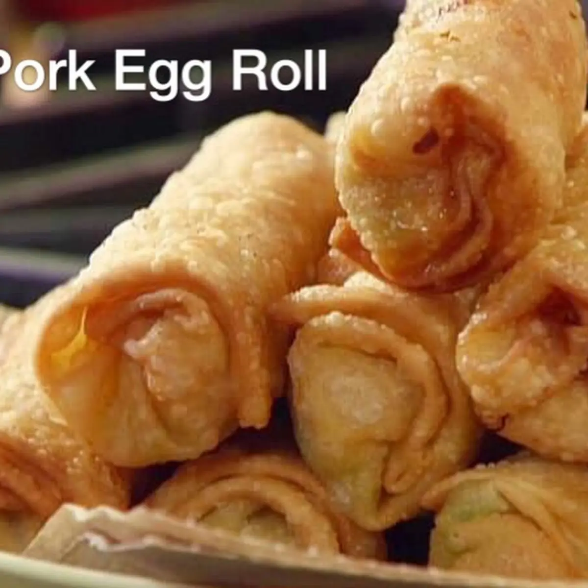 Roast Pork Egg Roll