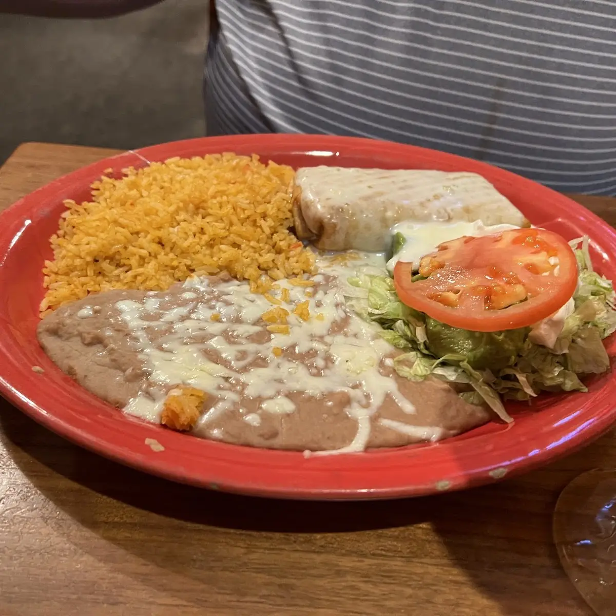 Chimichanga Dinner
