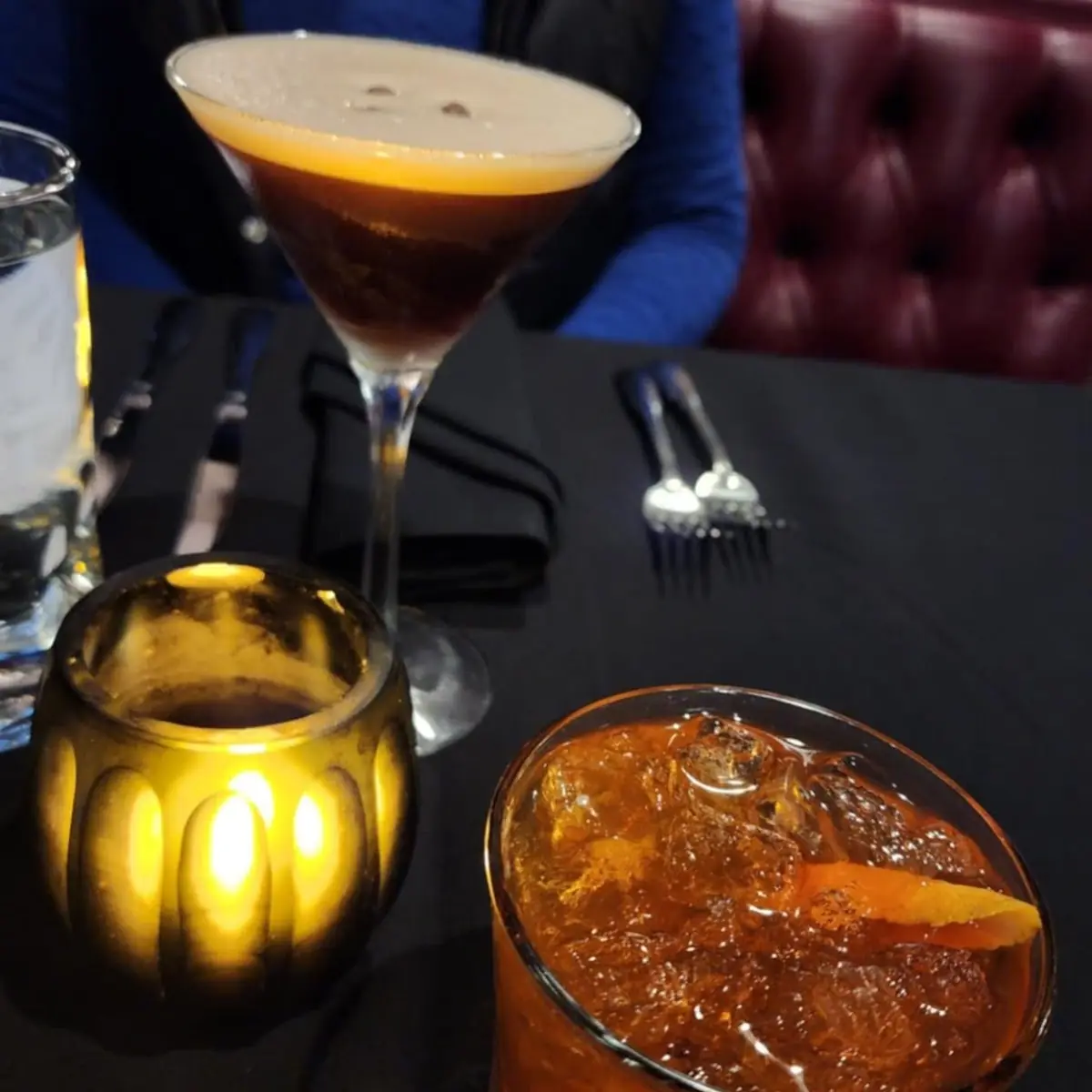 Old Fashion and Expresso Martini