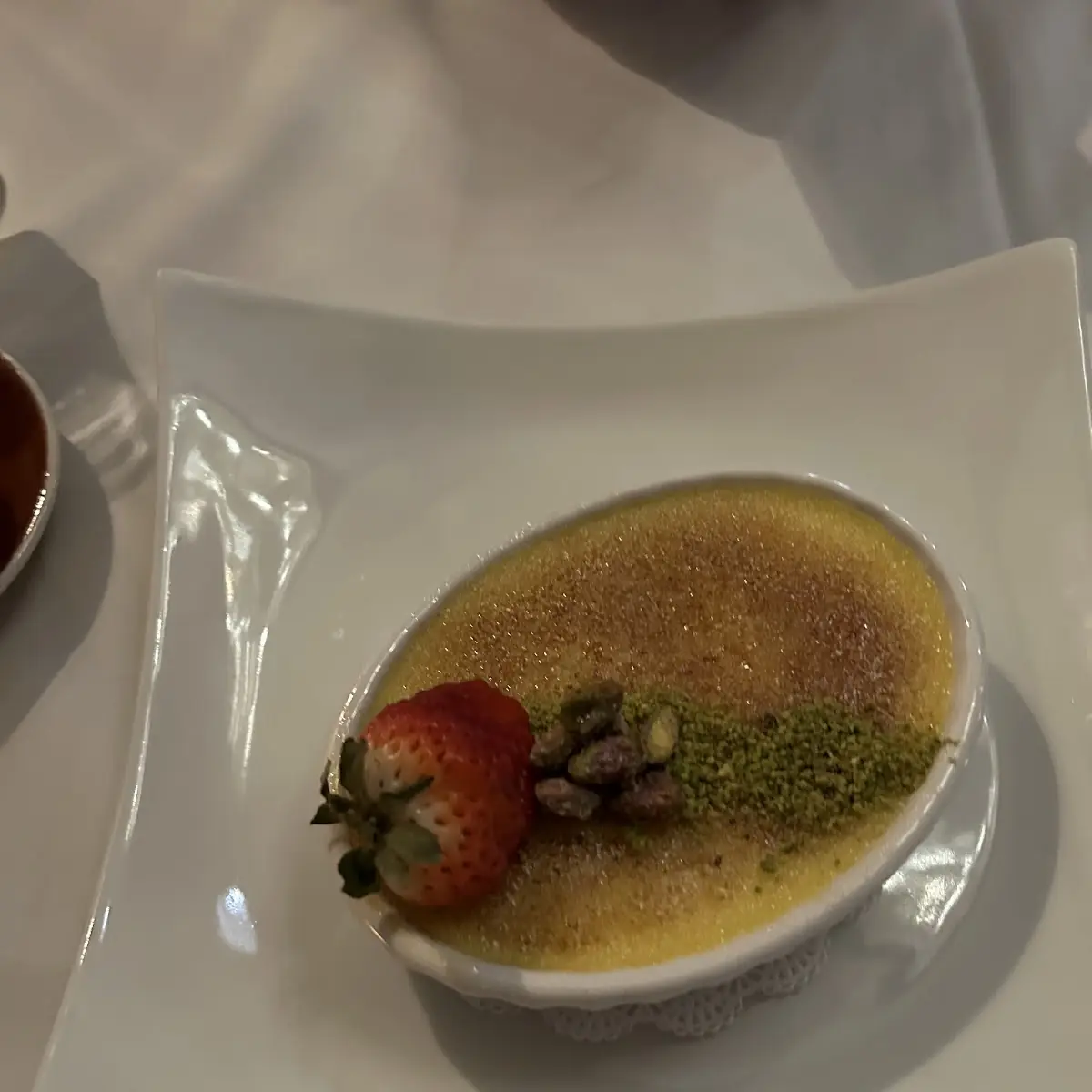 Pistachio Crème Brûlée