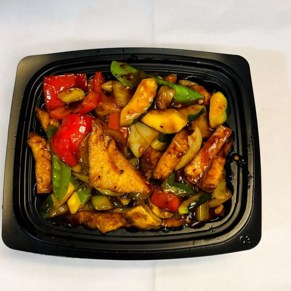 Mixed Vegetables with Bean Curd in Garlic Sauce
