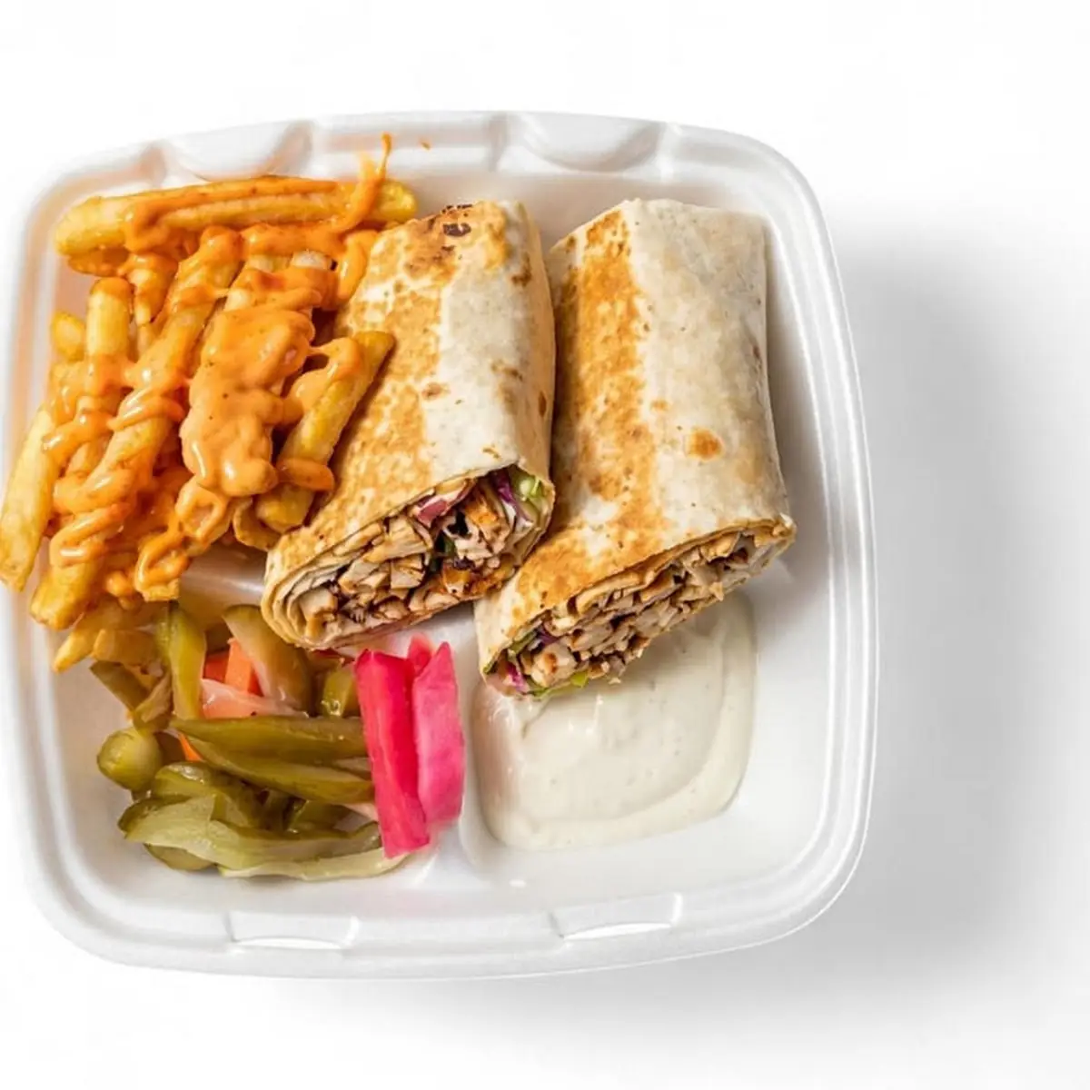 Chicken Wrap Combo