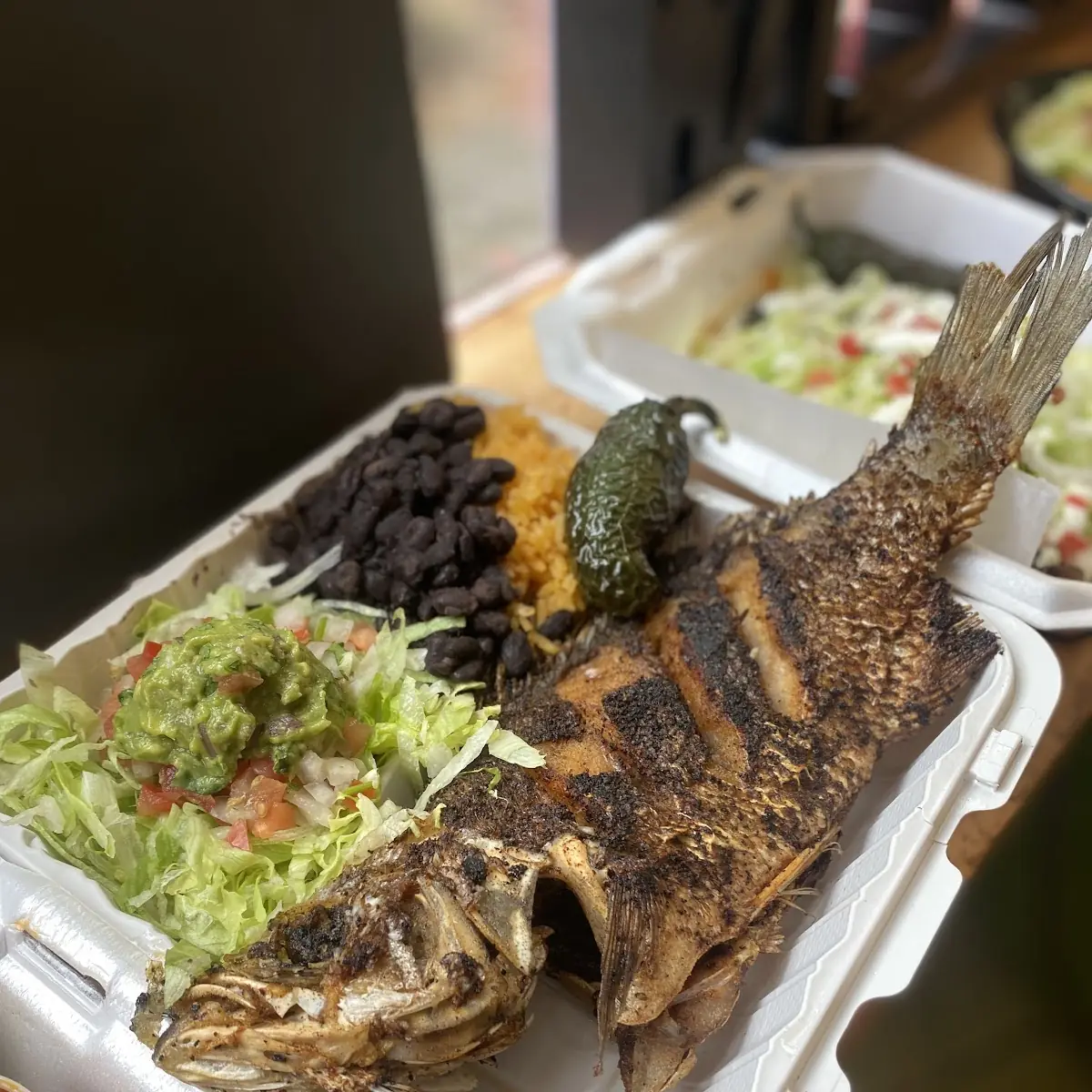 Whole Fried Fish Mojarra Frita