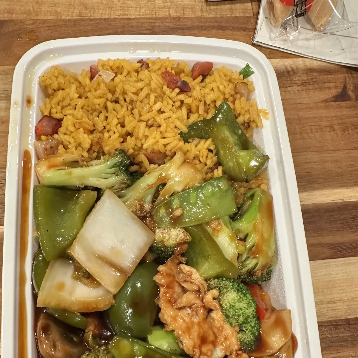 Double Delight with Garlic Sauce