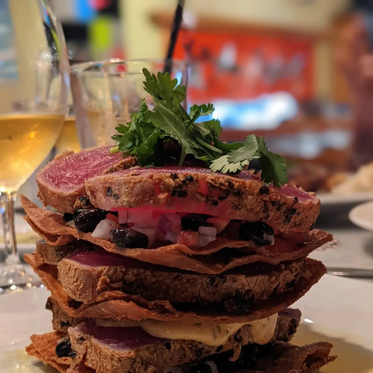 Ahi Tuna Tostada