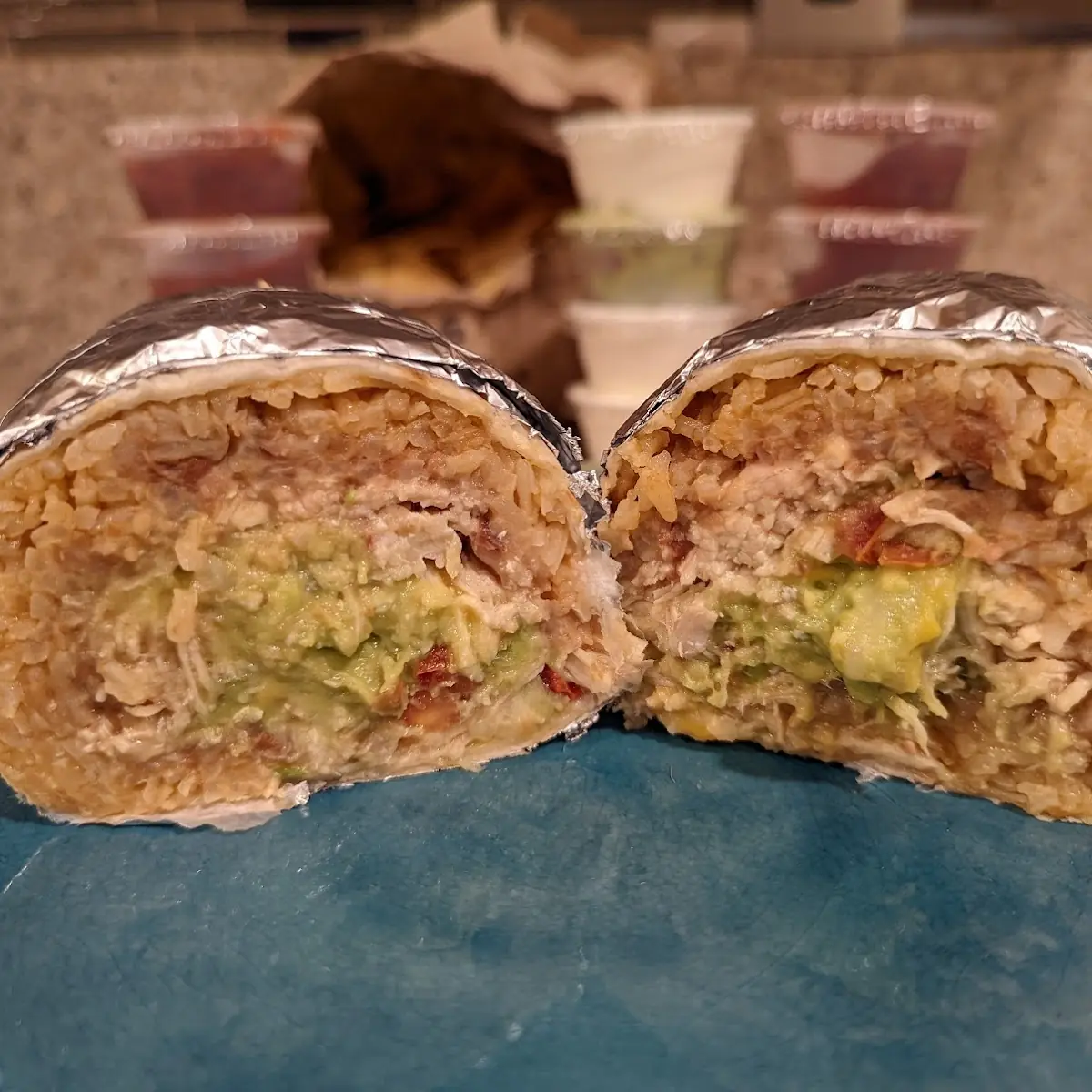 Shredded Chicken Burrito