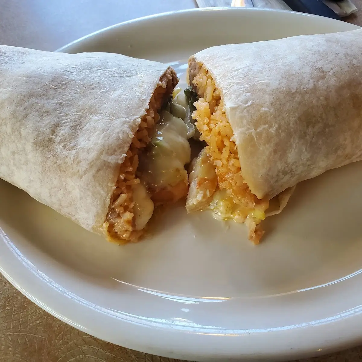 Shrimp & Chile Relleno Burrito
