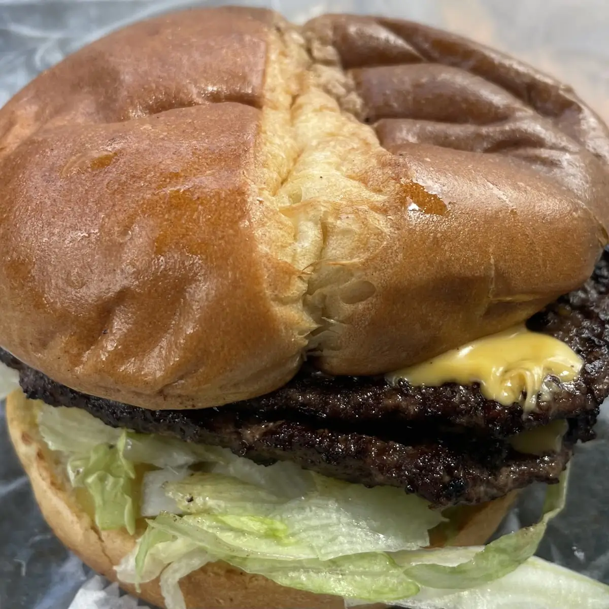 Double Cheeseburger and Fries