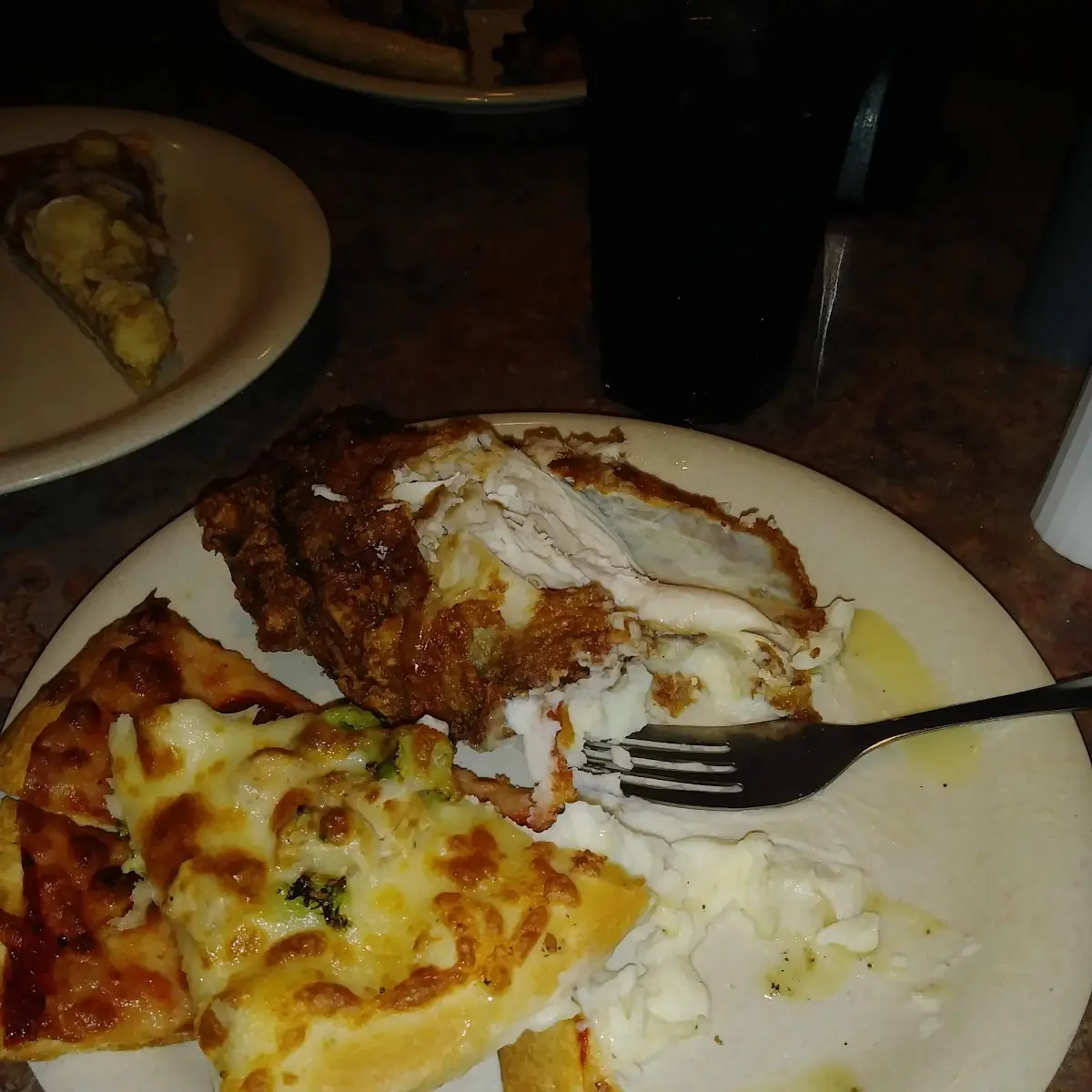 Fried Chicken Pizza