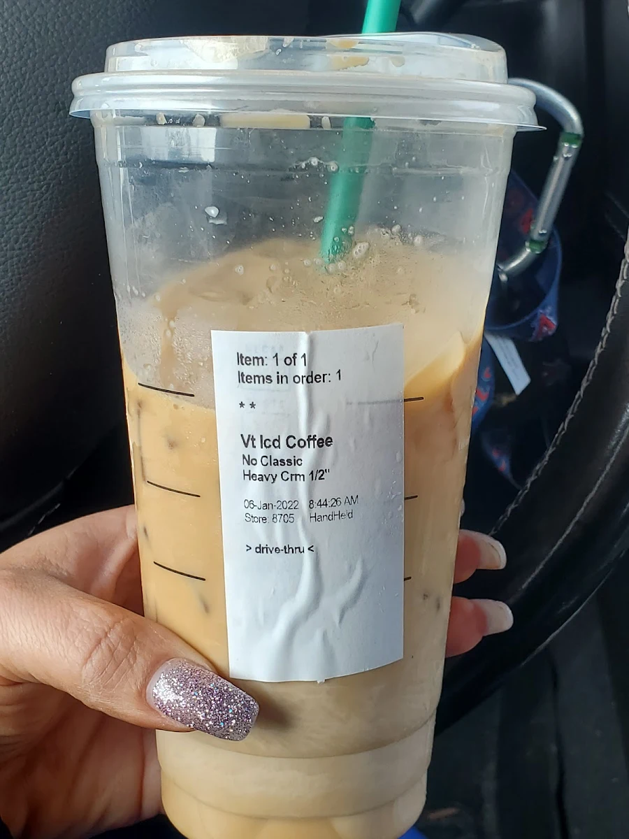 Iced Coffee w Heavy Cream