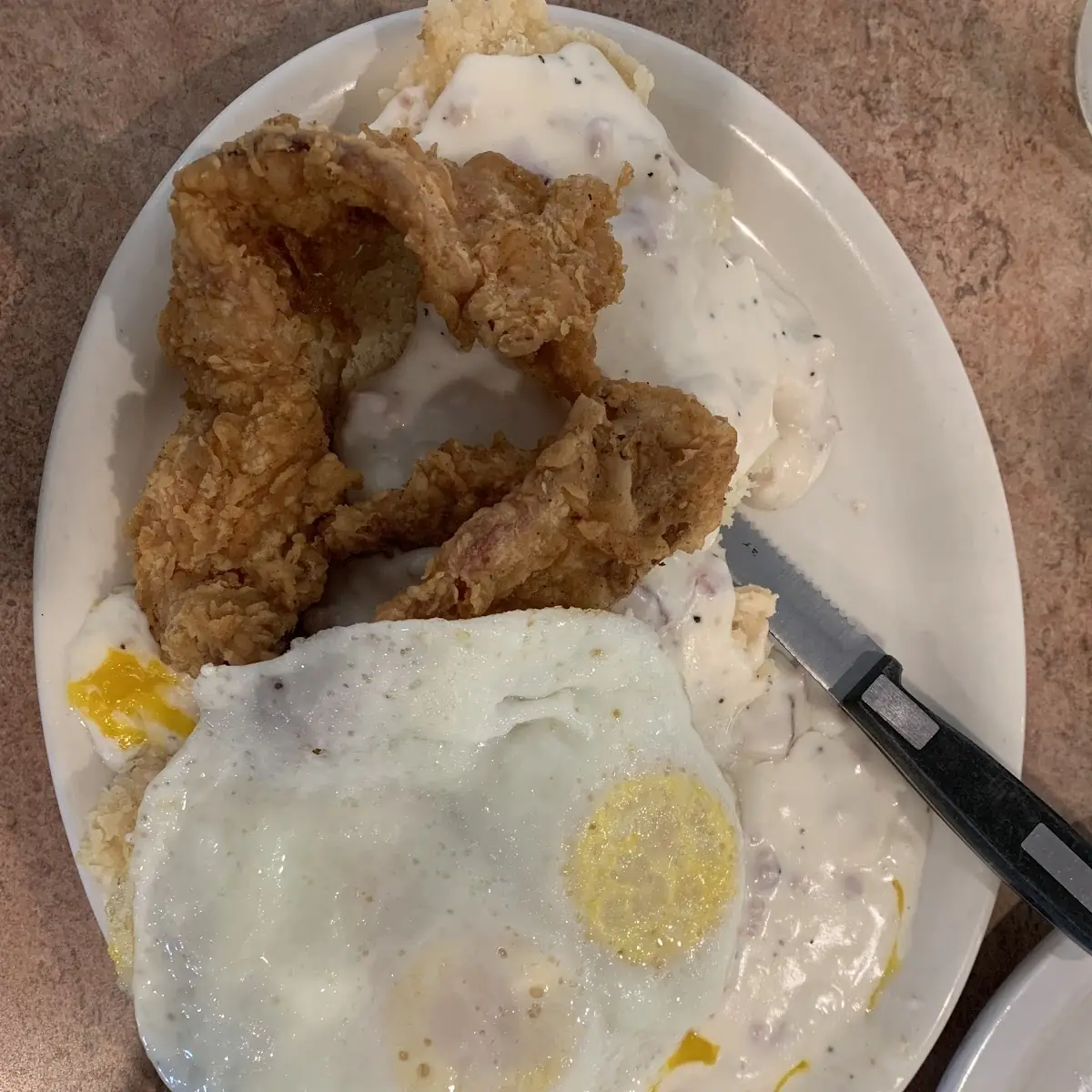 Chicken Fried Steak & Eggs