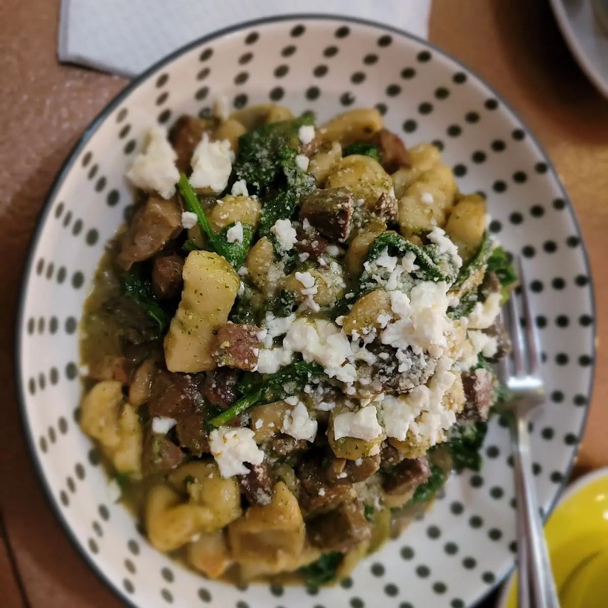 Potato Gnocchi with Italian Sausage