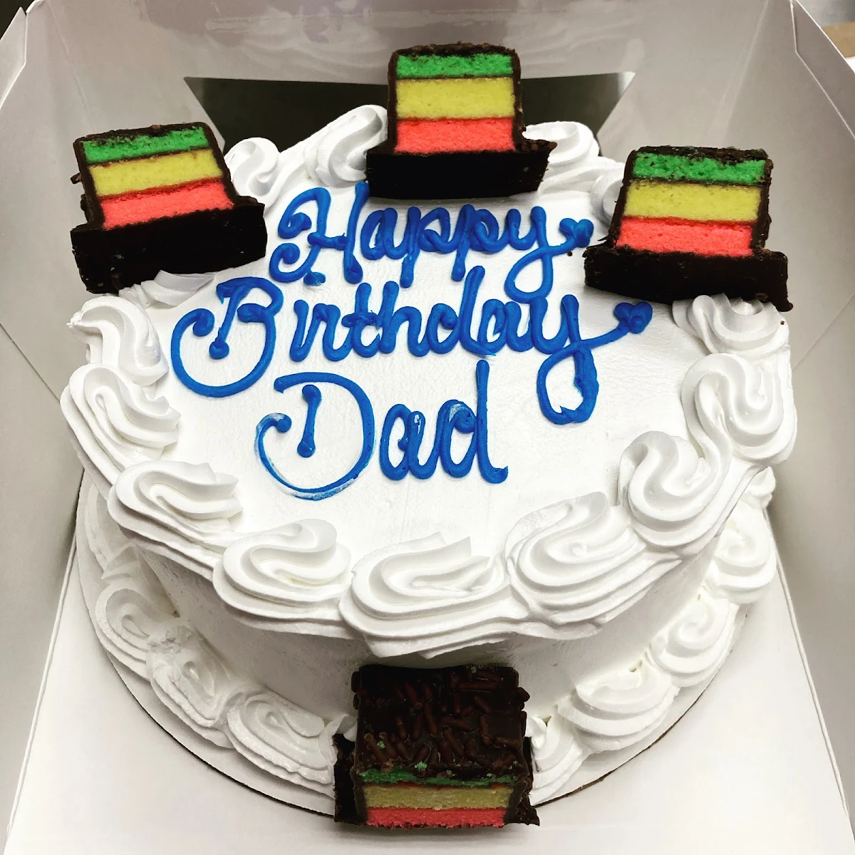 Birthday Cake Pieces