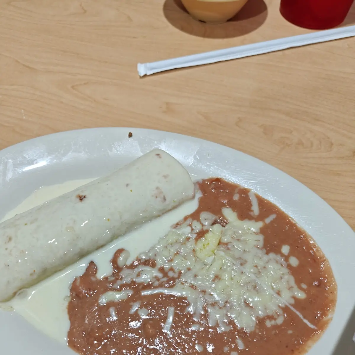Beef Burrito Refried Beans