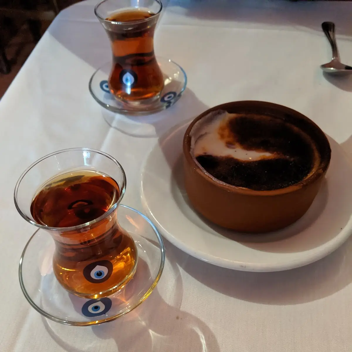 Turkish Tea and Rice Pudding
