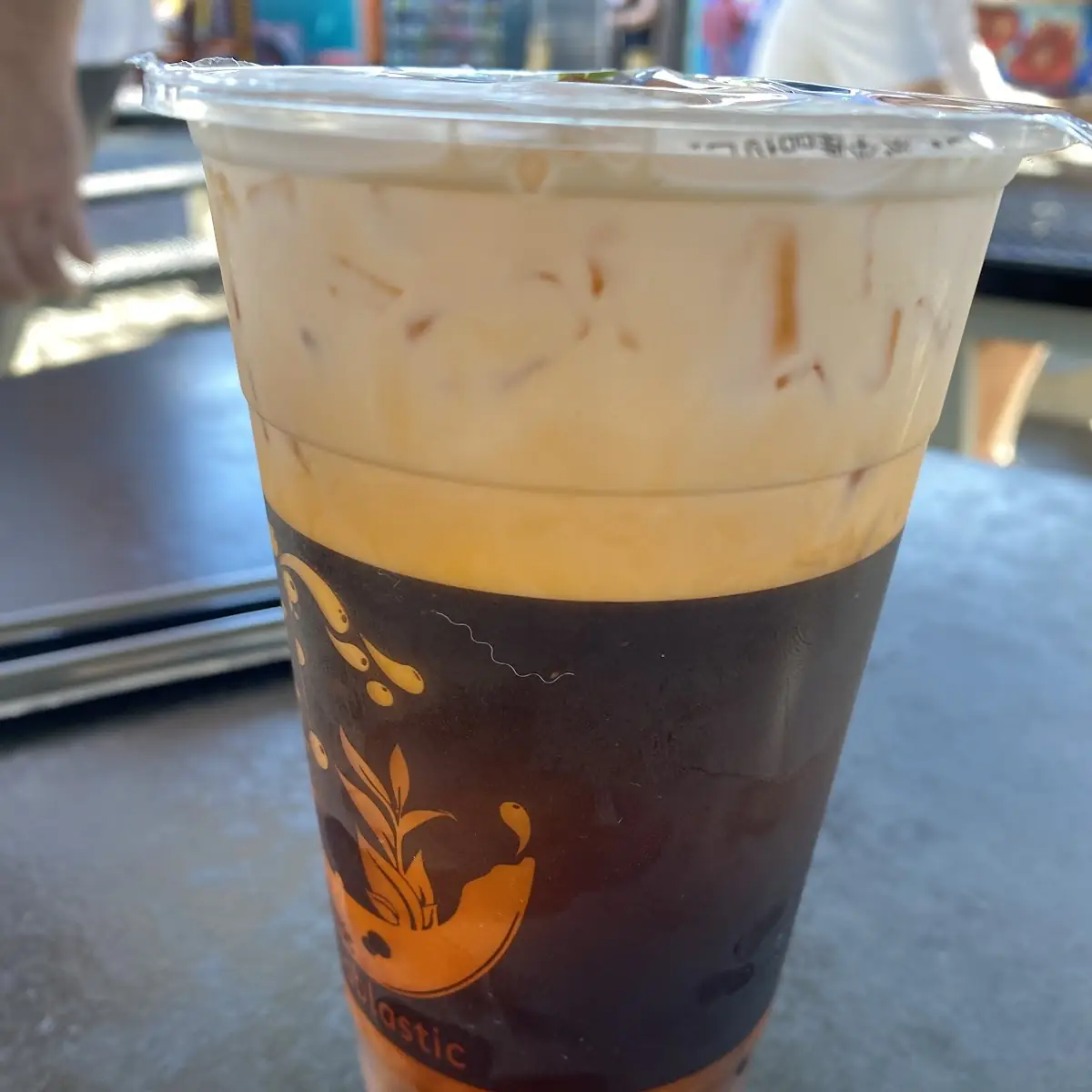 Thai Tea Milk Boba Tea